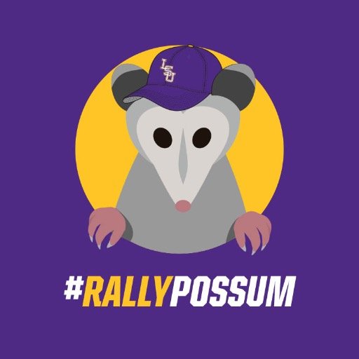 The OFFICIAL Rally Possum of Alex Box Stadium, Skip Bertman Field. #RallyPossum #AnythingIsPossumble