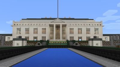 The United Blocks of Minecraft is a MCPE server that is democracy based. The world is full of cities and towns to build and explore! DM us if you want to join!