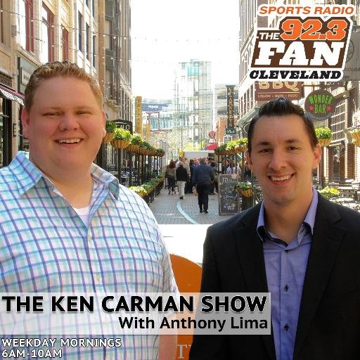 @KenCarman & @SportsBoyTony host Cleveland’s only FM Sports Talk morning show on @923TheFan. (ran by @owenontheboard & @AnthonyAlford92)