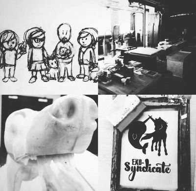 exo_syndicate's profile picture. An assemblage of personalities and skills, domesticated punk rockers, Dedicated artists, Sculpture Whisperers, pop-lockers, Metal Manipulators.....