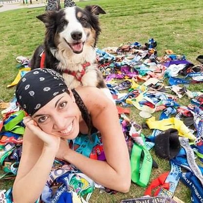 Hi, I'm Roxie! This page will chronicle my adventures as I tag along on trips with Mommy to run alongside her in road, trail and obstacle course races.