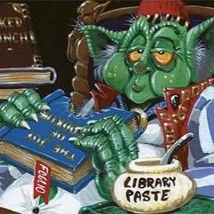 librarian, #MTGcube (cobra: 20385, 36990) Next library MtG program (EDH & Cube): 1pm, Saturday 5/26