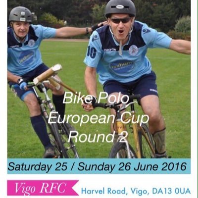 A bicycle polo team playing out of rural Kent who play in tournaments across Europe. Want to know more? Tweet us or get in contact through our Facebook group.