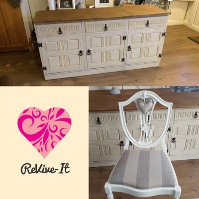 Welcome to Re_Vive_It. The home of re vitalised furniture. I'm Rebecca & my passion is giving old furniture new life! Take a look at my Facebook page Revive it