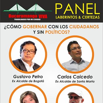 Bucaramanga Viva es una agrupación diversa de expresiones sociales, culturales y políticas