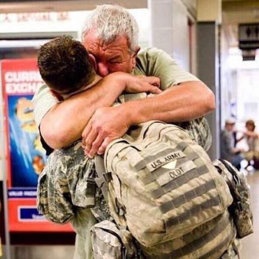 Military families reunited with their loved ones ❤️