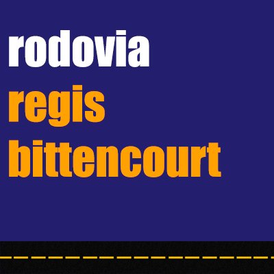 Rodovia Regis Bittencourt - Twitter oficial da Rodovia #RegisBittencourt. Siga-nos e fique por dentro das novidades da BR-116.