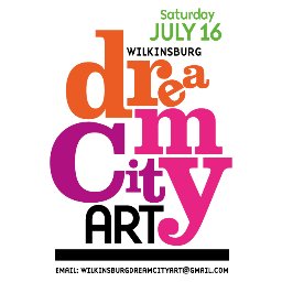 Dream City Art is a walking tour of studios, art exhibits, and performances showcasing artists working/living/creating in Wilkinsburg.