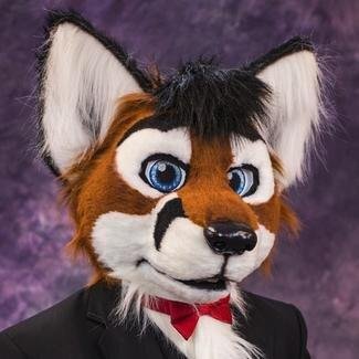 Just a tuxedo/suit wearing fox in Southern California Fursuit by @FurItUp