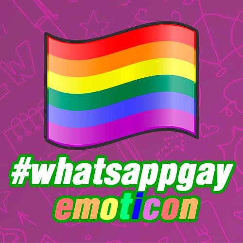 Queremos que WhatsApp añada un icono de la Bandera Gay en defensa de millones de personas. #whatsappgay