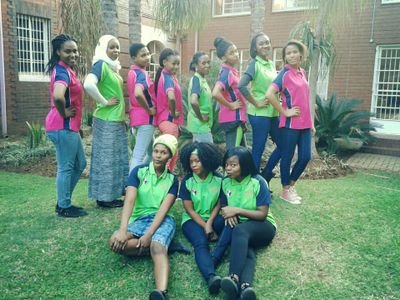 Heidehof ladies creating environmental awareness. Having fun and going crazy while reducing, reusing and recycling.☺