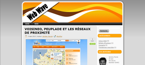 Thewebwave's profile picture. Web Wave, le blog de l'actualité et du conseil Internet, nouveaux médias, web, business