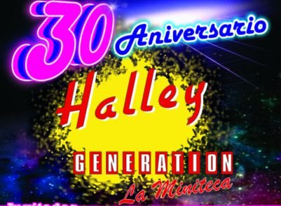 Halley Generación es una miniteca icono de los 80s la unica protagonista de una película. un espectaculo totalmente en vinil q te transportara a una epoca