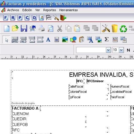 Diseño de Editor Reportes o Formatos QR2- ASPEL – SAE – Facture – Caja -NOI