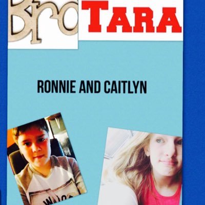 we are the brotara and that means bro for me as Ronnie a boy and Tiara as for Tara for short for Caitlyn YouTube: The BroTara Snapchat: TheBroTara