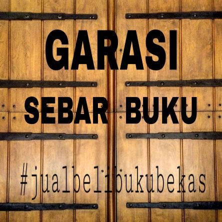 SebarBuku's profile picture. #SebarBuku sebagai alat & upaya peningkatan aktivitas baca di masyarakat dengan #jualbelibukubekas murah & berkualitas. Cek LIKES
Contact via DM/WA 082187507893