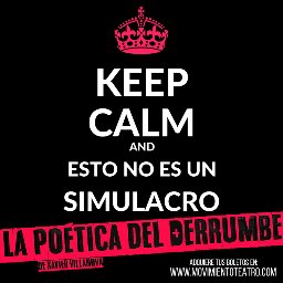 Texto y dirección: @XavierVillanova Producción: @SerMariano y #GiselaSandoval RTS: @anaRGB, @LaSantaRios y @GloriiaCastro #EstoNoEsUnSimulacro💥
