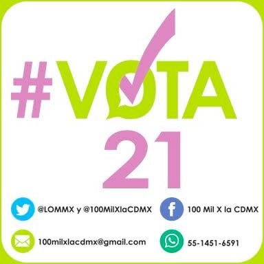 Gracias a tu firma @LOMMX y @barbieroja son candidatass independiente a Constituyente CDMX. Dales tu voto el 5/JUN. Fb 100 Mil X la CDMX 100milxlacdmx@gmail.com