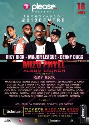 mizophyllmac1's profile picture. For Bookings : khuthadzo210@gmail.com
