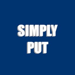 RealSimplyPut's profile picture. I describe the simple things in life in a simple way. 

YouTube Username: Simply Put
YouTube Channel: https://t.co/t2gtnJQTjP