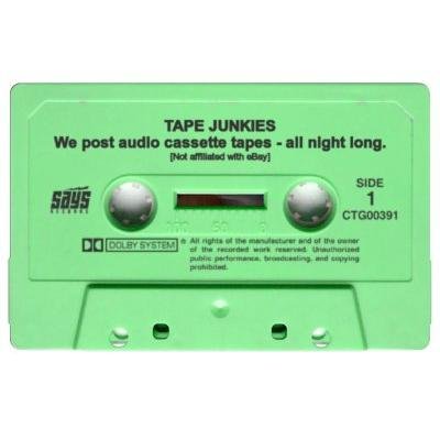 Hi. We are Tape Junkies and we post audio cassette tapes and players - all night long. Mostly automated

#cassettetape