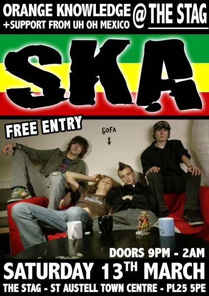 Orangeknowledge's profile picture. Reggae/Ska band from the Southwest of England