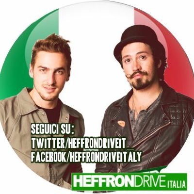Qui troverete news, info e progetti su Heffron Drive. @HDMusicTour e @YUMAPIG1 seguono.
