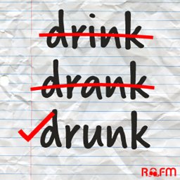 A grammar show with a drinking problem. A @RivetingFM production.