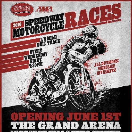 INDUSTRY RACING proudly presents the world’s first Extreme Motor Sport! Professional Speedway Motorcycle Racing for ALL divisions.