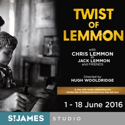 The acclaimed Chris Lemmon, presents his autobiographical play, celebrating the loves, times, trials & tribulations of his father Jack Lemmon. From Jun 1st 2016
