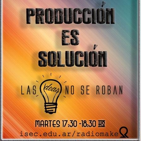 ProdSolucionOk's profile picture. Programa de radio sobre Producción Audiovisual