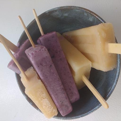 Local, small batch, artisan popsicles. Find us @ptboWedMkt and @silverbeancafe. Book us for your event. Marj, Laura and @andycragg