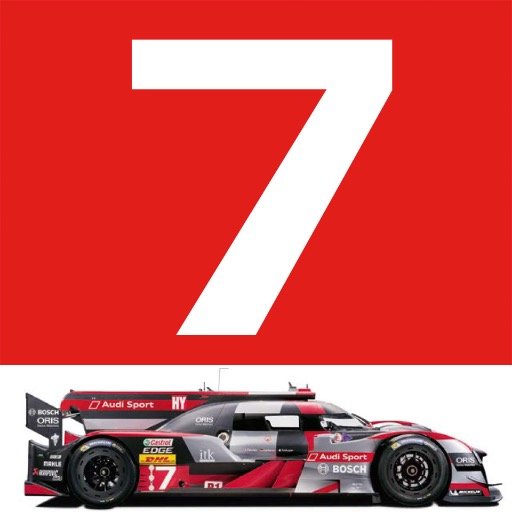 @Audi__Sport R18 e-tron quattro #7 driven by Marcel Fassler, @Andre_Lotterer & @BenoitTreluyer. Feed powered by the fans at @AudiClubofNA.