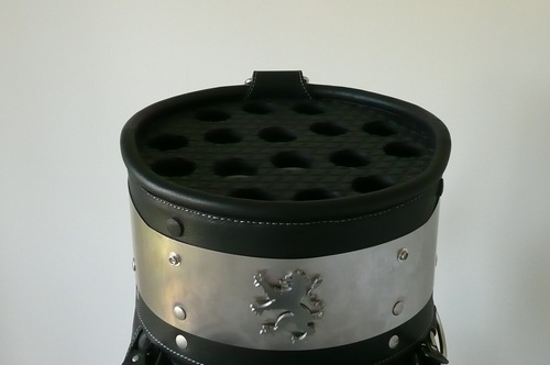 We manufacture and design golf bags, our designs are unique