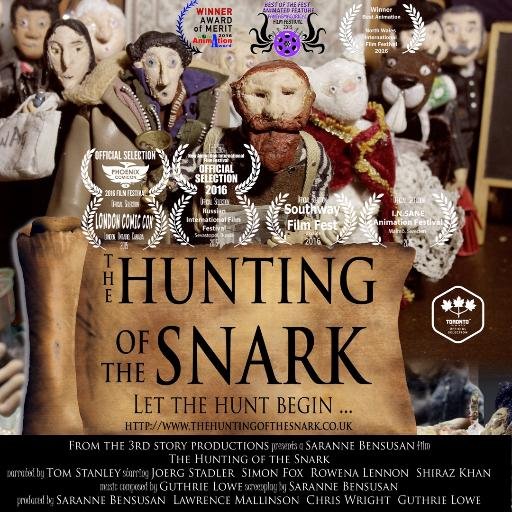 The Hunting of the Snark, a stop-frame animation feature film based upon the poem by Lewis Carroll.