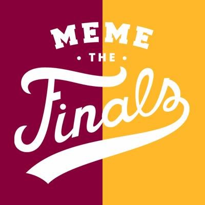 Don't just watch the #NBAFinals. Meme about it. #MemeTheFinals