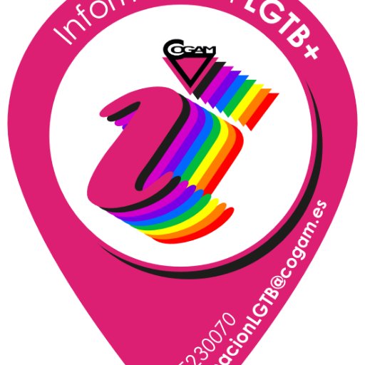 Servicio de información LGTB+ de COGAM.
Si necesitas ayuda, en COGAM te entendemos 🏳️‍🌈
📩 informacionlgtb@cogam.es
☎️ 91 523 00 70
📲 602 252 243