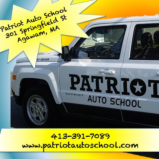 Patriot Auto School proudly serves Agawam and surrounding areas. Follow us on Instagram: @patriotauto413. For class information go to https://t.co/PDqNLqcpCr