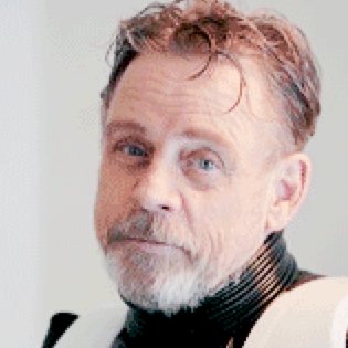 Appropriately confident but always learning. My job requires a pseudonym; I liked the photo of Hamill in a Stormtrooper uniform!