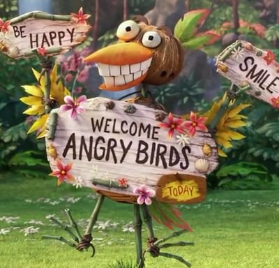 Ha...ha ha! Ha...ha ha! Voiced by Catherine Winder. #AngryBirdsMovie Ha...ha ha! Ha...ha ha!