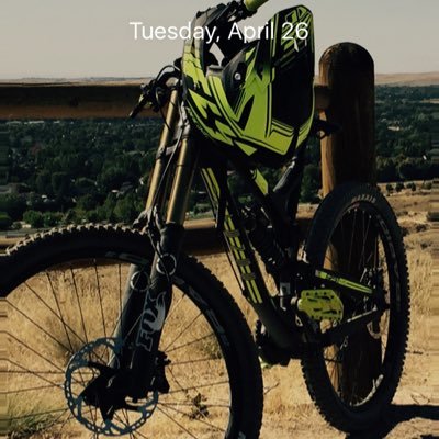 Thankfull for my Lord, Life, Love and people He has put in my path. Also gravity, it makes mtn bikes go really fast!