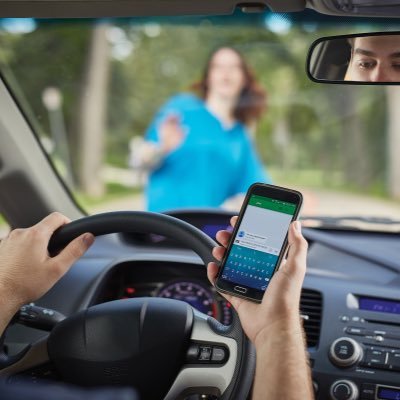 Don't be distracted while driving...stay safe!