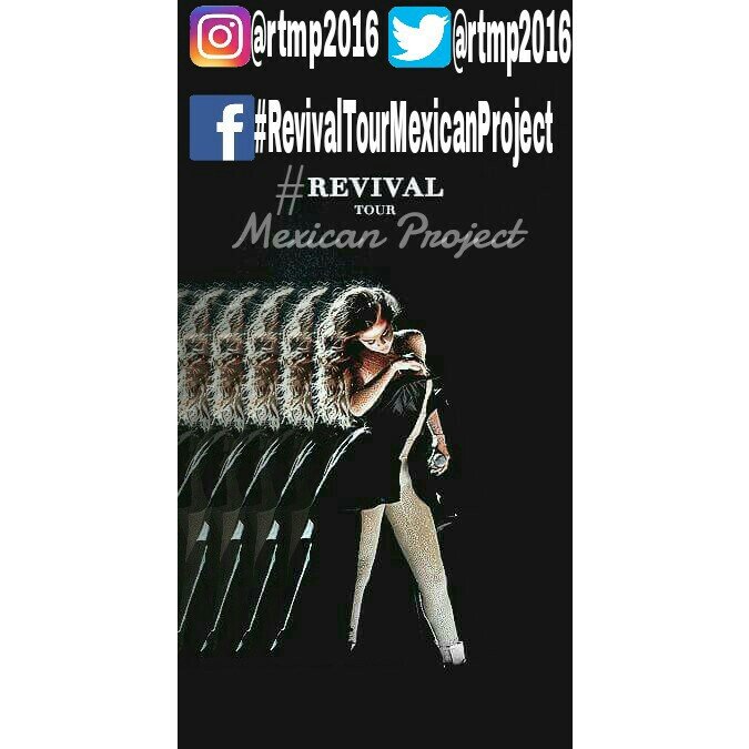 •Revival Tour Mexican Project•⚡
|Pagina creada con el fin de organizarnos para el concierto y sorprender a Selena.| || |Selenators|