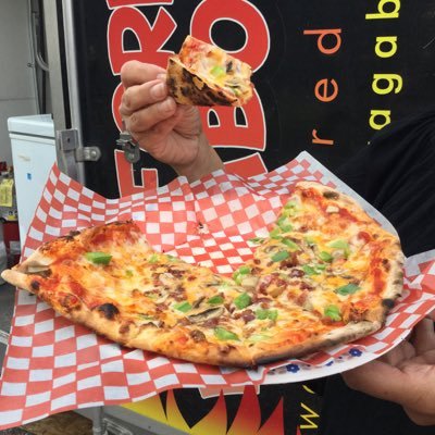 Scratch made Neapolitan pizza in a wood-fired oven coming your way in a FOOD TRUCK.