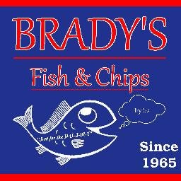 Brady's Fish & Chips is a local, family owned and operated, licensed family restaurant, consistently providing great tasting fish and chips, since 1965.