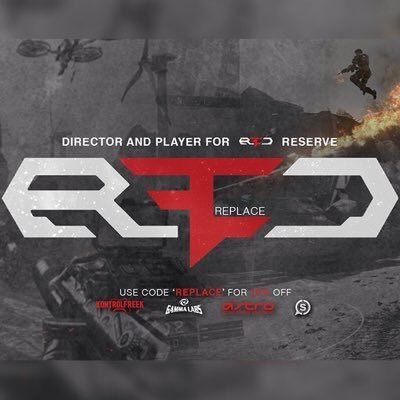 Director/ Dzn for @RedReserve. Use code 'Replace' for 10% off of all @GFUEL and @KontrolFreek products!