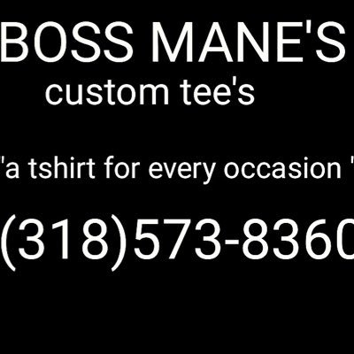 bossmanestees's profile picture. Custom T Shirts Business Startup Advisor Business Marketing Promotion NBA NFL Sports