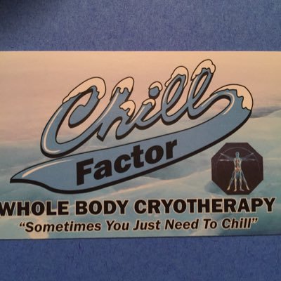 ChillFactorCryo's profile picture. We help with: Pain and Inflammation Management, Athletic Performance/Recovery, and Beauty and Welness.  Book your appointment today at https://t.co/FNosYFo7C2