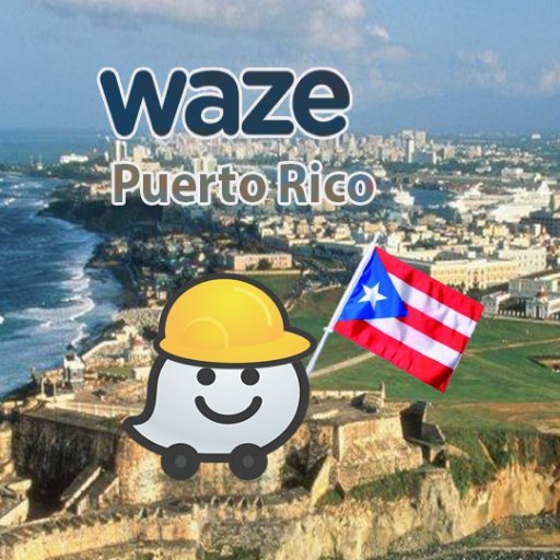 Cuenta manejada por la comunidad de editores (voluntarios) del mapa de Waze en Puerto Rico. No es una cuenta oficial de Waze.