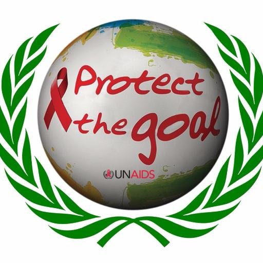 UNAIDS #ProtectTheGoal: using the power of sport and culture to reach three zeros. Zero new HIV infections. Zero discrimination. Zero AIDS-related deaths.